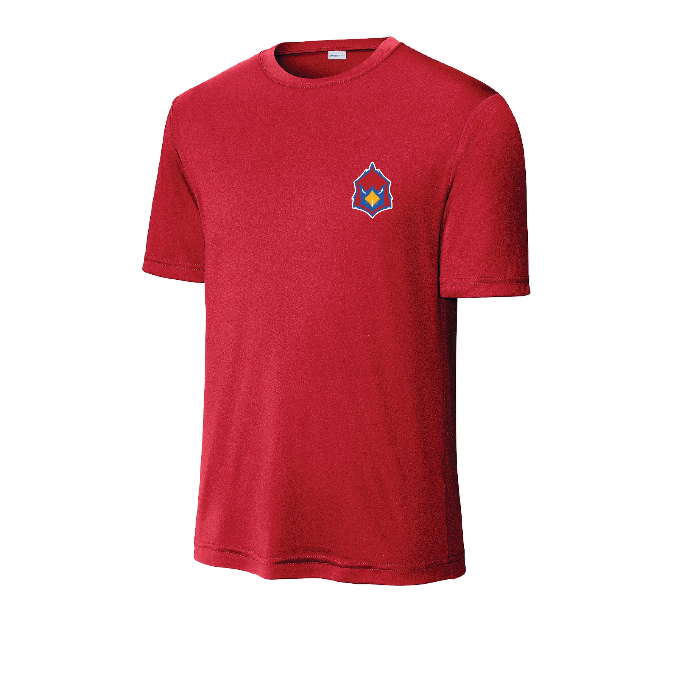 ST350 Red Short Sleeve Drifit Sport Tek Shirt Cardinal Classic Stitch
